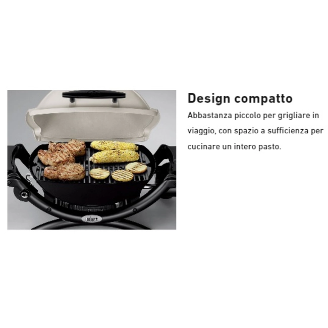 Vendita online Barbecue a gas Weber Q 1200 Black